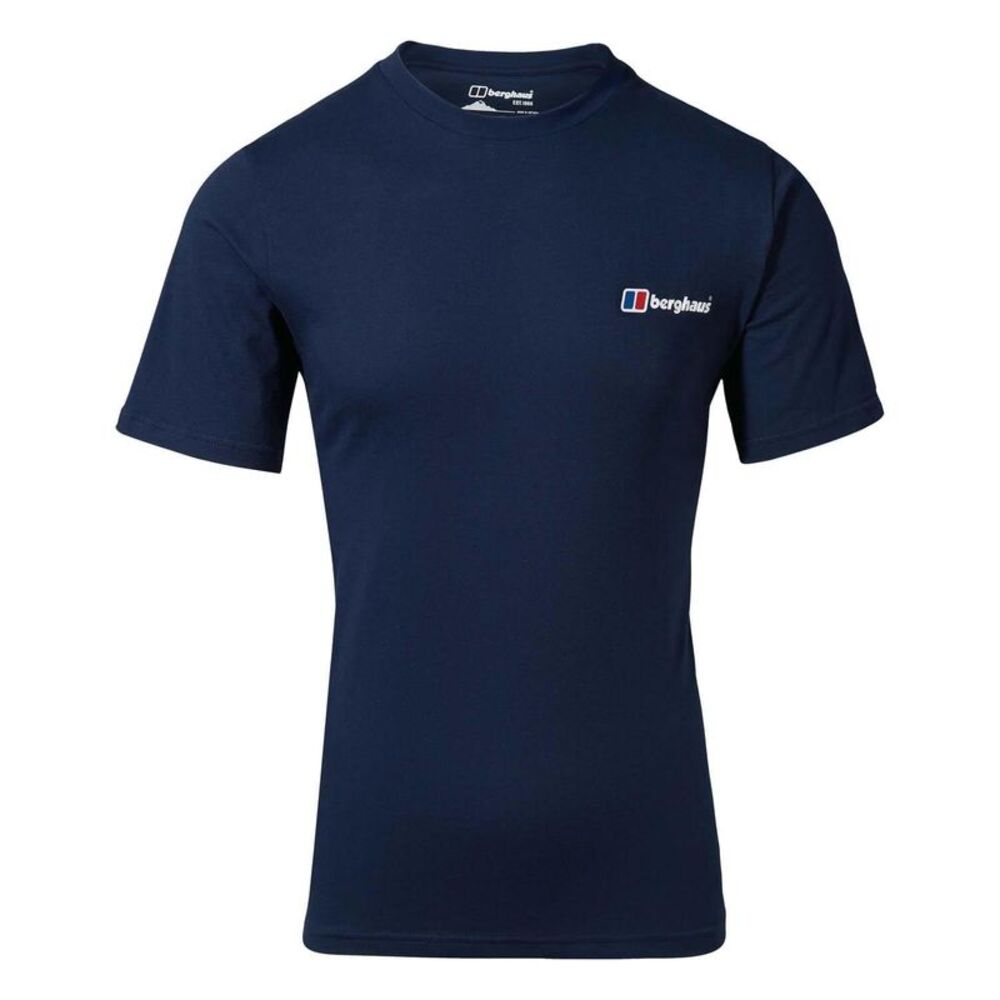 Berghaus Mens Logo Natural Classic T-Shirt / Dark Blue